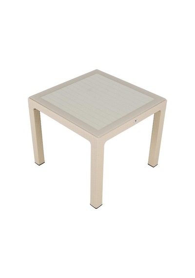 Mandella 90x90 Elit Rattan Masa Camlı Çölbeji Diğer