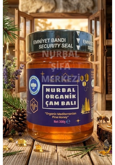 Nurbal Şifa Merkezi Organik Çam Balı 450 G
