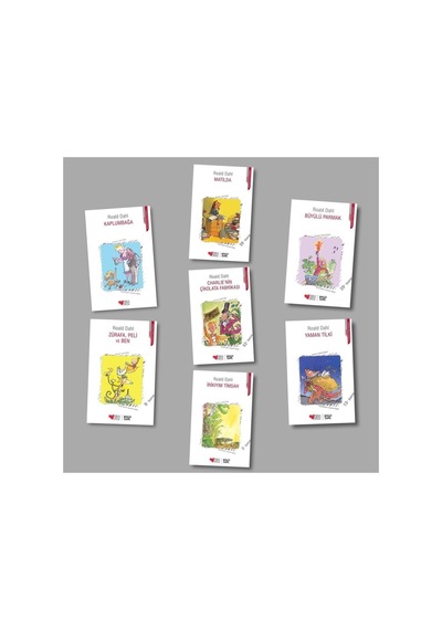 Matilda - Büyülü Parmak - Yaman Tilki - Irikıyım Timsah - Charlie'nin Çikolata Fabrikası +2 Kitap