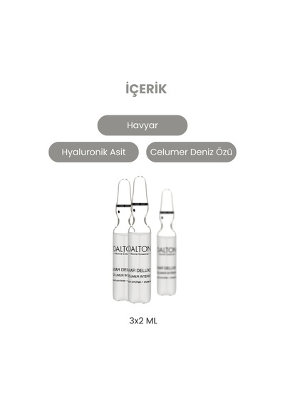 Olgun Ciltler Için Onarıcı, Pürüzsüzleştirici, Caviar Deluxe Anti Aging Havyar 3'lü Ampul - 56863679