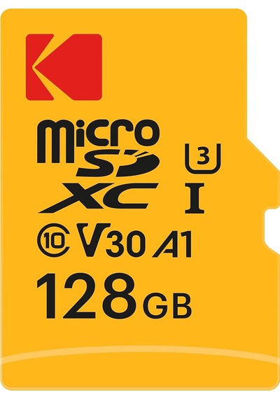 Kodak 128gb Micro Sd Kart Uhs-ı U3/v30/a1 + Adaptör