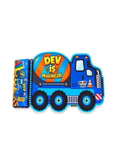 Dev İş Makineleri - Çıkartmalı Ve Boya Kalemi Hediyeli