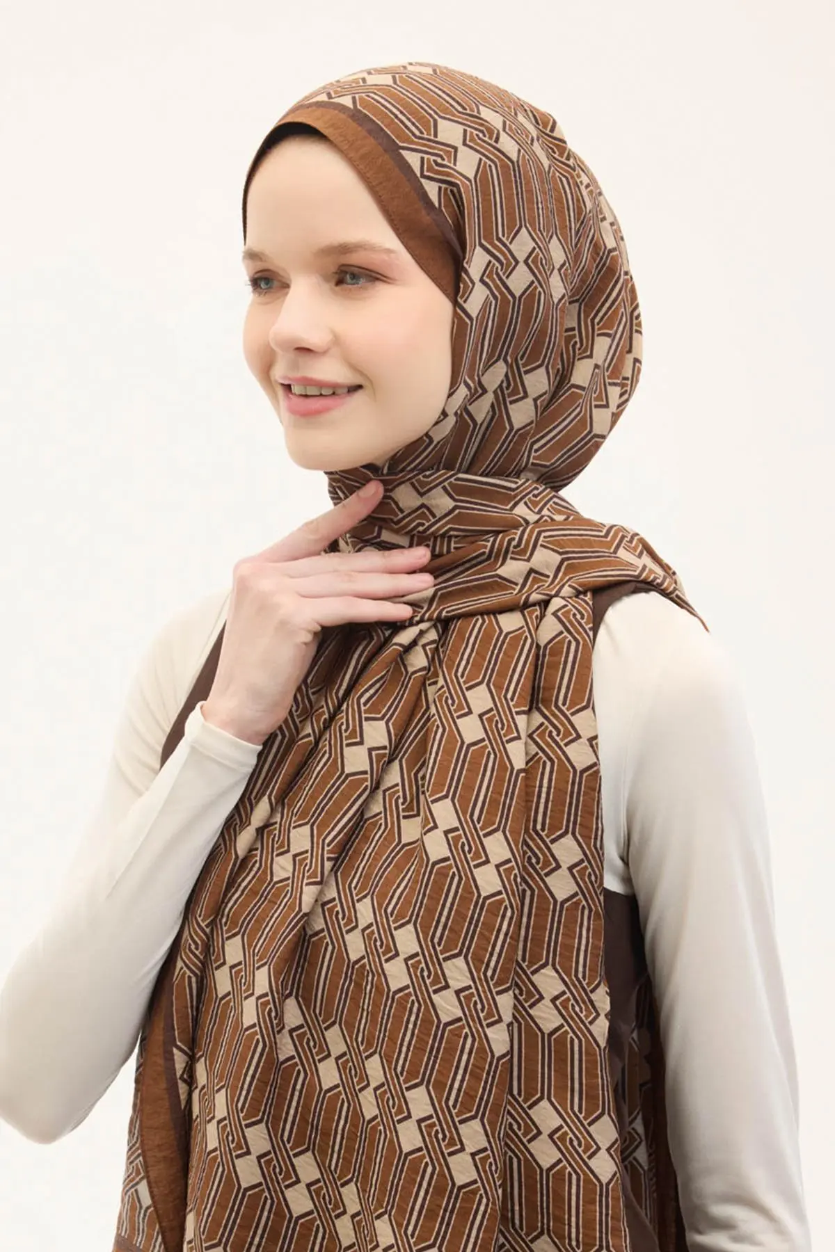 Silk Home Mayda Şal 81022-11 Tarçın
