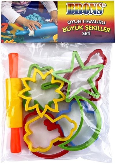 Brons Oyun Hamuru Büyük Şekiller Br-474