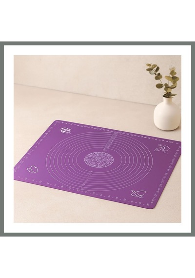 Bezos Silikon Hamur Matı 40x50 Cm Dikdörtgen, Ölçekli Mmbz