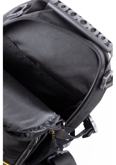 İmaks Çokgözlü İmperteks Kumaş Günlük Sırt Çapraz Göğüs El Ve Omuz Çantası Unisex Siyah Body Bag 927 Siyah - Sarı