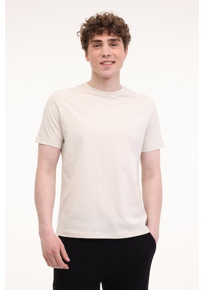 Kinetix Mb Pam C 11sn220 5fx Taş Rengi Erkek Kısa Kol T-shirt 000000000101938830 Gri