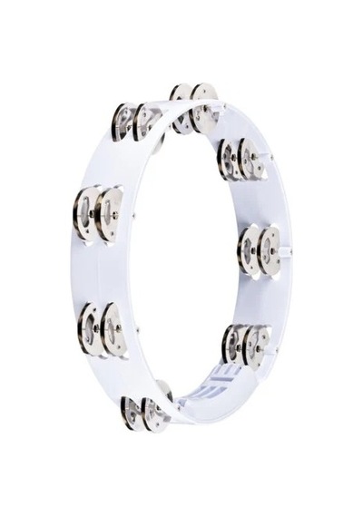 Meinl Htt10wh Stainless Steel Jingle 2-rows 10" Tour Tamburin Be