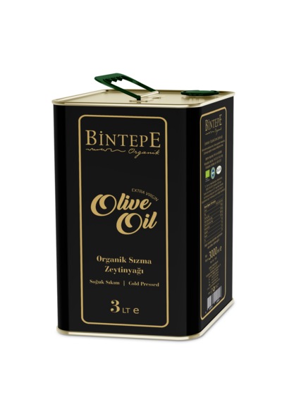 Bintepe Organik Yeni Hasat Organik Natürel Sızma Zeytinyağı 3 L