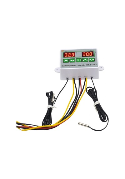 Zfx-st3012 220v Çift Röle Çıkışlı Termostat - Sıcaklık Kontrol Cihazı
