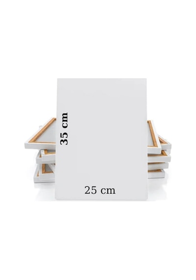 12 Renk Guaj Boya Seti 25x35 Tuval İpek Fırça Seti 12x20 Ml Çok Renkli