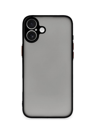Apple iPhone Uyumlu 16 Kılıf Montreal Silikon Kapak - Siyah Bzsxx00 1