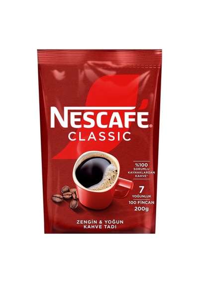 Nescafé Classic Ekonomik Paket 200 G - 3 Adet Tarı Çözünebilir