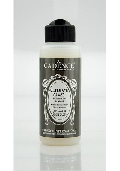 Cadence Ultimate Glaze Kalın Sır Vernik Parlak 120Ml