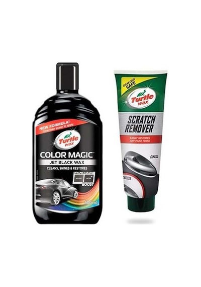 Turtle Wax Renkli Cila Siyah + İnce Çizik  Pasta 100 Ml