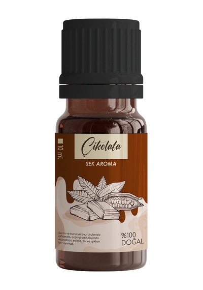 Sek Aroma Çikolata Malt Aroması Tatlandırıcısı - Çikolata Aroması 10 ML - 5 L Uyumlu