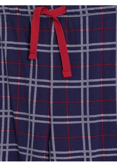 LC Waikiki Lcw Dream Lacivert Bisiklet Yaka Kadın Pijama Takım