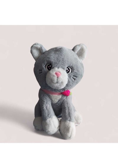 40 Cm En İyi Arkadaşım Kedi Peluş Gri