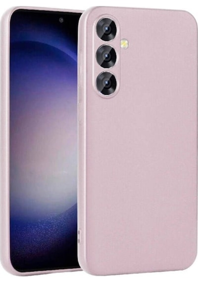 Galaxy S24 Plus Kılıf Zore Premier Silikon Kapak Rose Gold