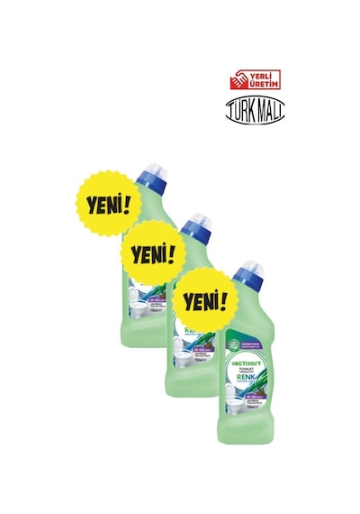 Çam Kokulu Renk Değiştiren Tuvalet Temizleyici 750 Ml X 3 Adet