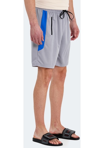Slazenger RAKESH IN Erkek Cepli Fıtness Gri Şort