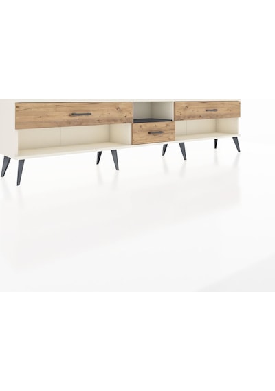 Arges Tv Ünitesi Tek Raflı 3 Çekmeceli 220x30x51 Aytaşı-antrasit/çam Antrasıt/atlas Çam - Aytası Arges Tv Ünitesi Tek Raflı 3 Çekmeceli 220x30x51 Aytaşı-antrasit/çam Antrasıt/atlas Çam - Aytası