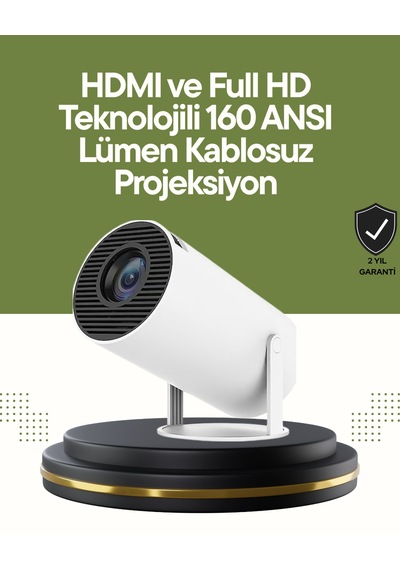 Hdmı - 476 - Ve Usb Girişli Uzun Ömürlü - Flzdgnkr - Ampullü Projeksiyon
