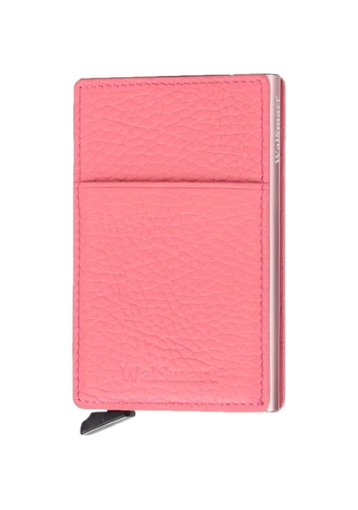 Walsmart Pocket Flotur Akıllı Mekanizmalı Deri Cüzdan Pembe