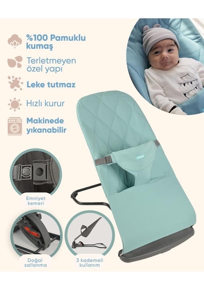 Enfal Oyuncak Let's Be Child Ana Kucağı Vintage Green Su Yeşili Lc-36098