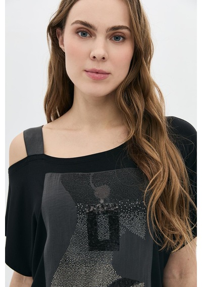 Daıdo Kadın T-shirt 20y311900821 Ekru