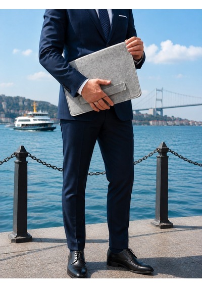 Newfull Doly Case 13 Inç Laptop / Notebook Kılıf Çantası Gri