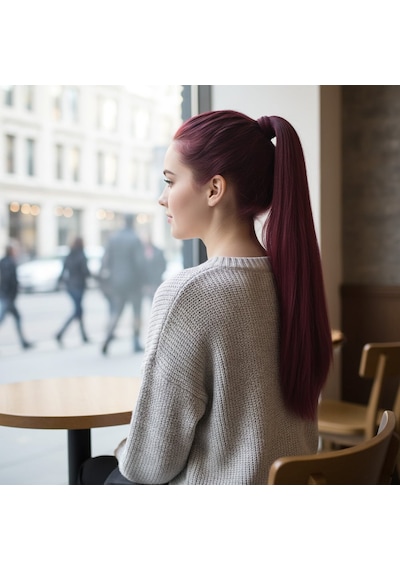 Fiber Sentetik Sihirli At Kuyruğu / Kızıl Kahve - Elm-01-727791 Karışık - Çok Renkli