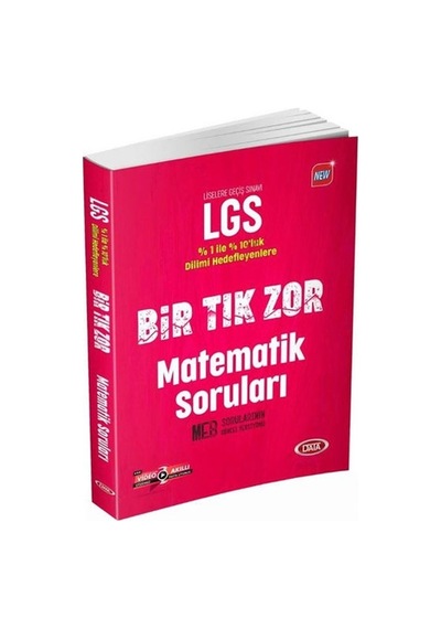 Data 8.Sınıf LGS Bir Tık Zor Matematik Soruları- Data Yayınları