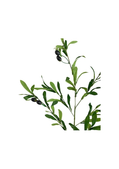 Yapay Zeytin Dalı Uzun Dallı 90Cm 6 Meyveli