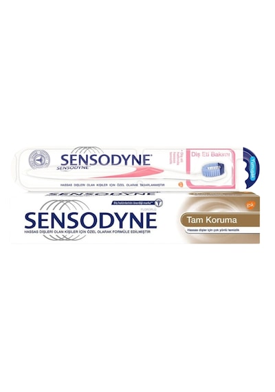 Sensodyne Tam Koruma Diş Macunu 50 ML + Yumuşak Diş Fırçası