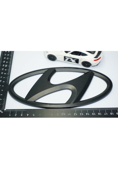 Dk Tuning Elantra Cn7 Siyah Ön Panjur Logo Hyundai İle Uyumlu