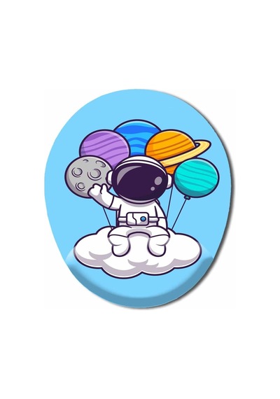 En Çok Satılan Astronot Balon Gezegenler Bilek Destekli Mouse Pad Mousepad
