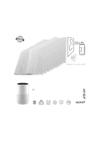 10 Adet Elektrostatik Toz Tutucu Ön Filtre - Hava Temizleyici Koruma