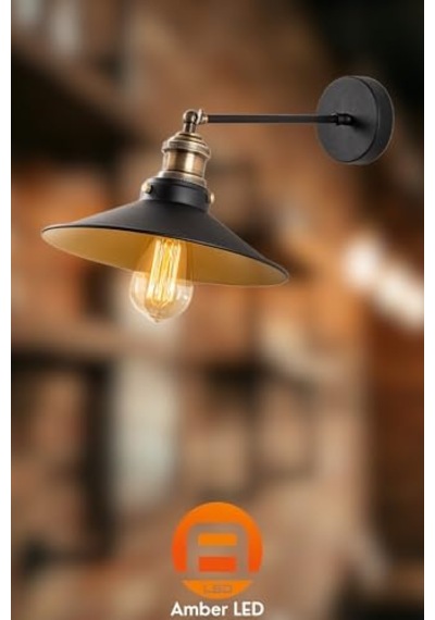 Led Duvar Apliği Siyah Kasa Iç Dış Mekan Suya Dayanıklı Şık Aydınlatma Diğer
