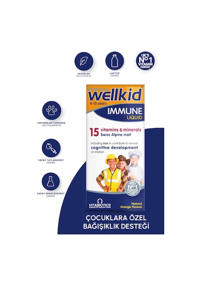 Vitabiotics Wellkid Immune Liquid 150 ML