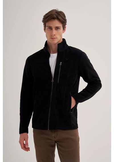 Cazador Erkek Siyah Caz 56330 Dik Yk. Sweat Hırka 56330-199 SiYAH