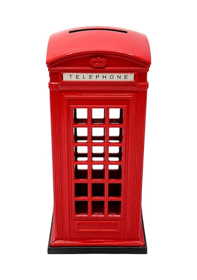 London Telefon Kulübesi Metal Kumbara Küçük Boy 12x6cm