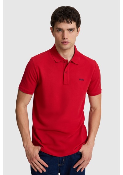 U.S. Polo Assn. U.s. Polo Assn. Erkek Kırmızı Tişört Basic 50326963-vr171 Basıc Kırmızı
