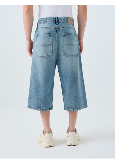LOFT Baggy Fit Erkek Şort Lf2039670 Q1.v1 Denim