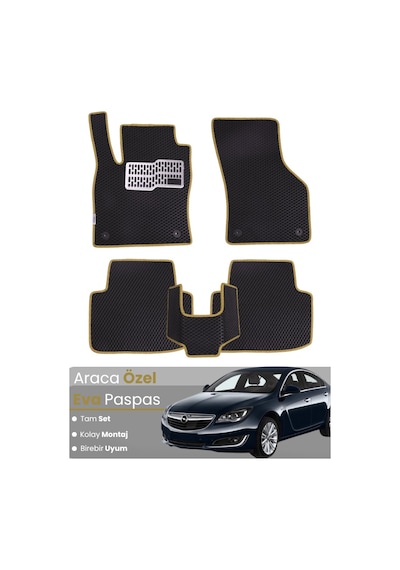 Opel Insignia 2013-2017 Uyumlu Eva Paspas Tam Set Araca Özel,kolay Montaj,oto Paspas 195