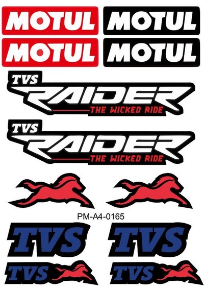 Raider Tasarım A4 Çoklu Sticker Seti Diğer