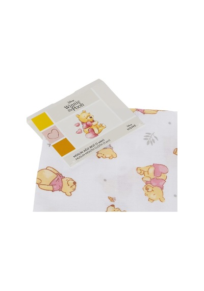 Taç 1500187703 Disney Winnie Pamuk Lisanslı Müslin Ağız Bezi, Çok Renkli