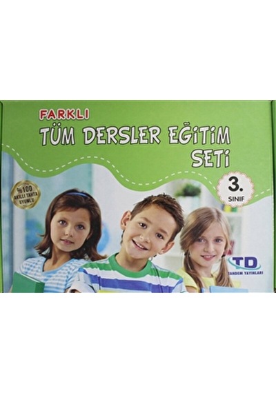3. Sınıf Farklı Tüm Dersler Eğitim Seti 4 Kitap Takım / Tandem Yayınları / 9786052285565