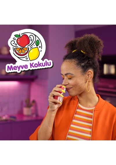 Punch Elma Kokulu Çizmez Sünger, Çok Yönlü, Mutfak, Banyo, Dış Mekan Kullanımına Uygun