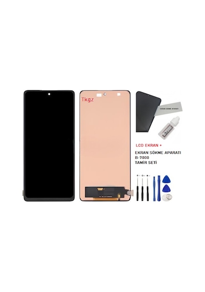 Tkgz Xiaomi Mi 11t Pro Lcd Ekran Dokunmatik Service Pack Lcd + B-7000 + Tamir Seti